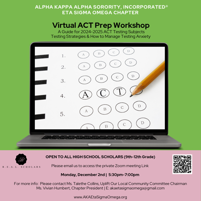 Virtual ACT Prep Workshop