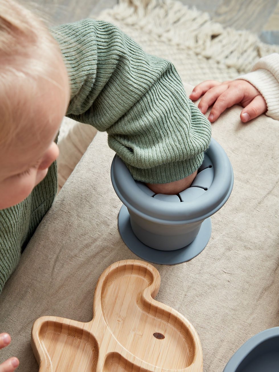boy having fun playing