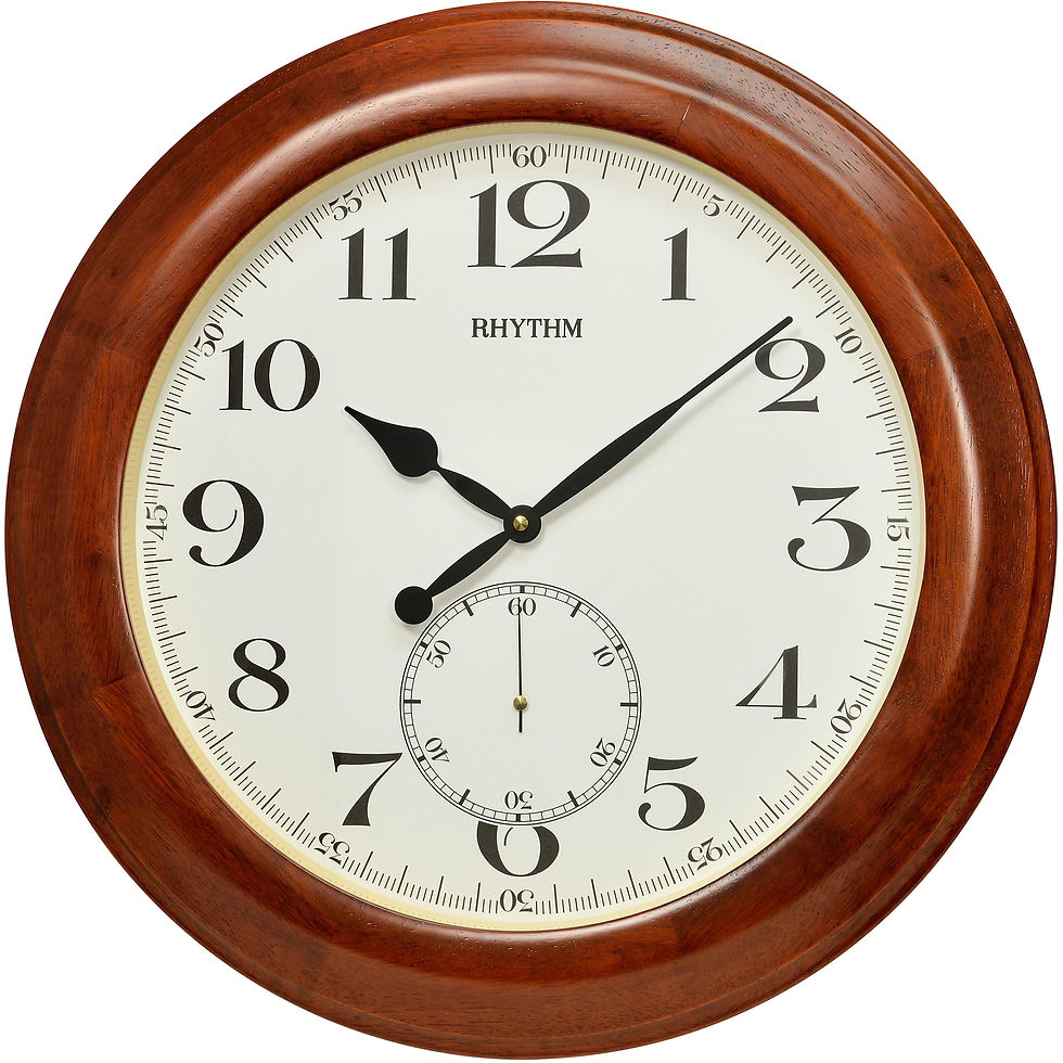 Rhythm Wall Clock CMG293NR06 Waipawa Clock Shop