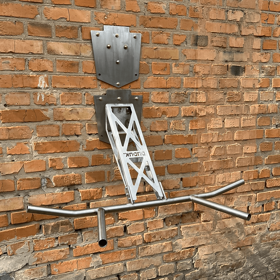 Прев'ю: Турнік + Бруси настінні DUDUK® A8b PREMIUM stainles steel   без насічки