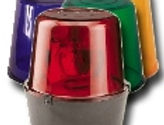 Gyrophare GM, bleu, rouge vert ou jaune, 90rpm, d:220, h:240