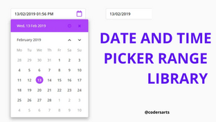 Date and Time Picker Range Library