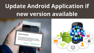 Update Android Application if new version available