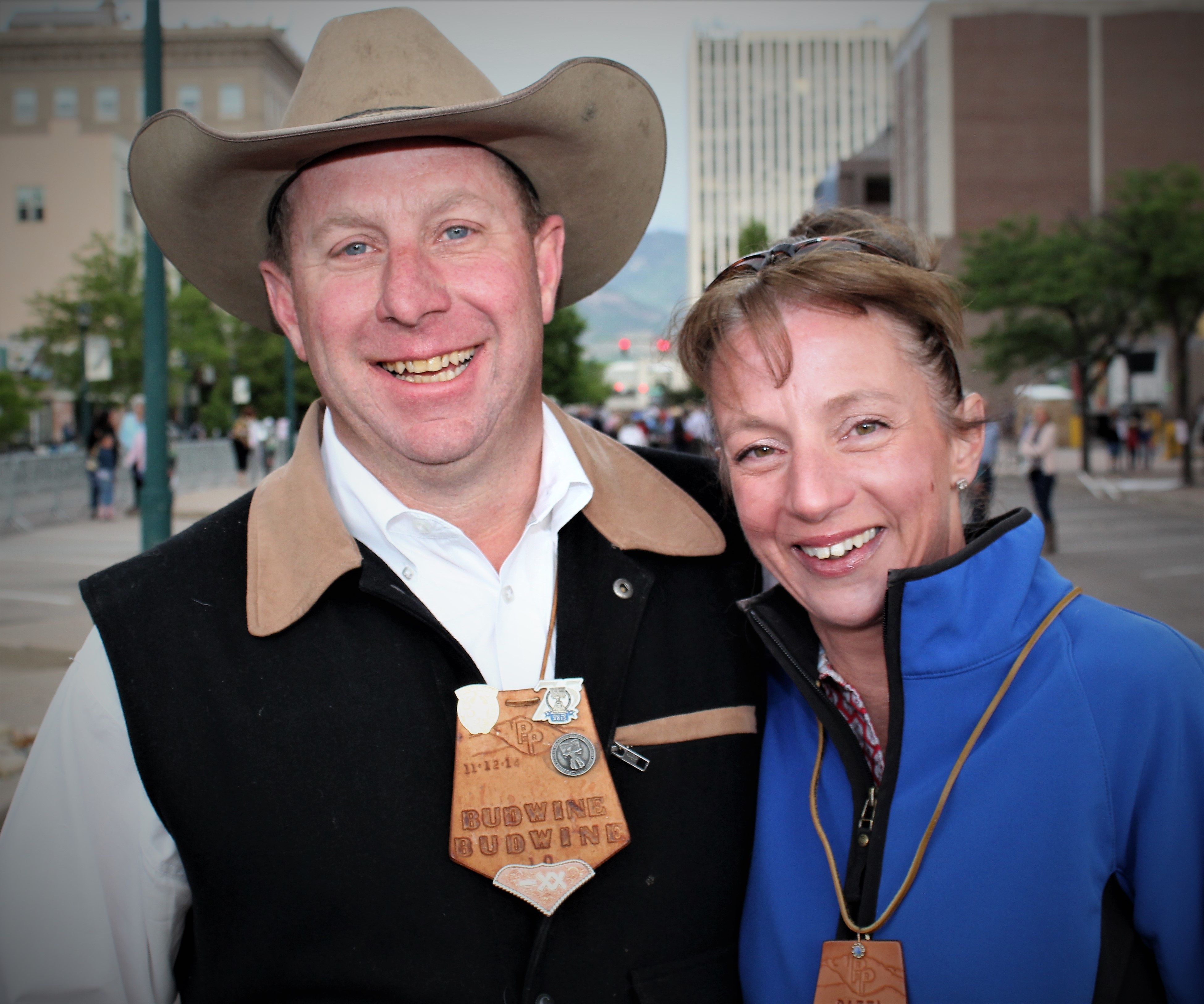 Greg & Patty Budwine at the Western Stre