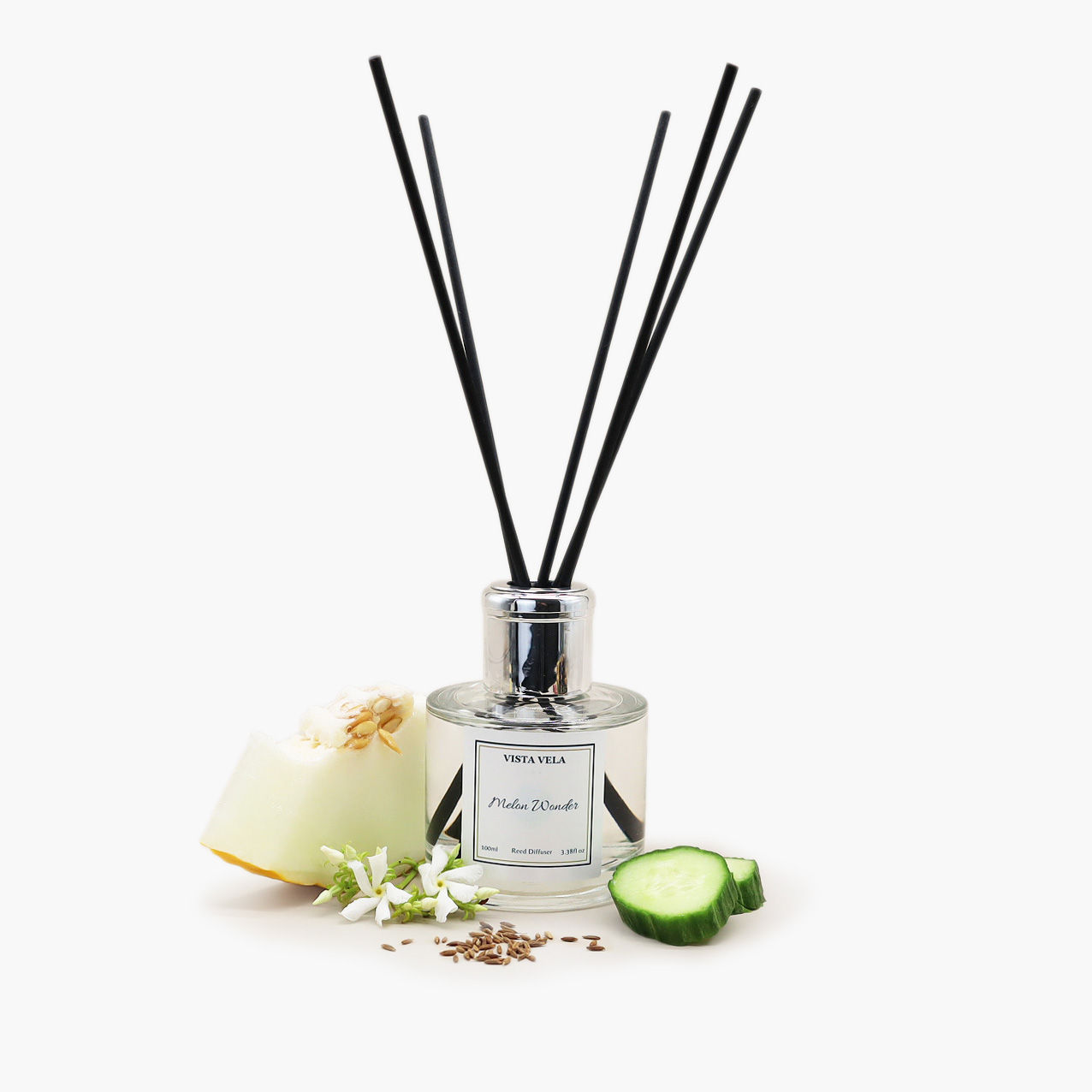 Melon Wonder Diffuser has fresh, energizing scent which combines sweet melon with crisp cucumber.