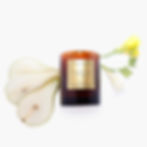 Pear & Freesia Candle is made from Natural Soy Wax. The scent is designed to fill a room with a delicate scent