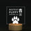 Thumbnail: Illuminated Award Bestest Puppy 7 colour LED Acrylic board w/Light Bedside
