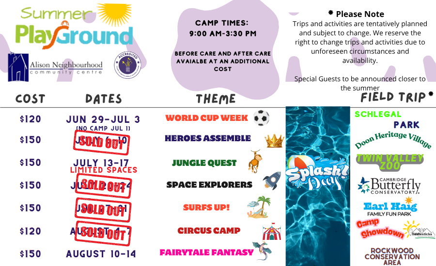 Summer Camp Registration