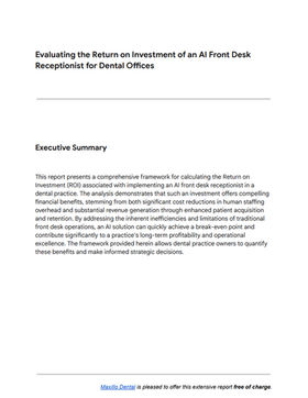 AI Dental Receptionist ROI