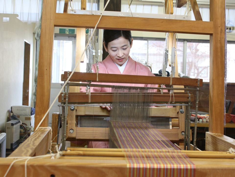 上田紬づくり