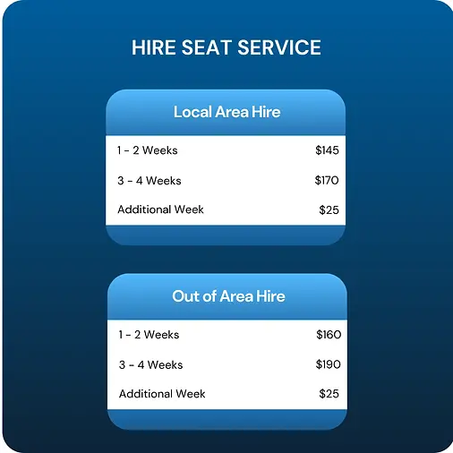 Hire Seat Price List ViaCrucis