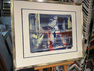 Einrahmung Beispiel Kunst & Rahmen Atelier in Hofheim Taunus von Rahmer Joerg Vilzmann