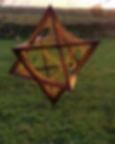 Thumbnail: Stellated Tetrahedron XL Parabolic Curve Sculpture — Six Layers