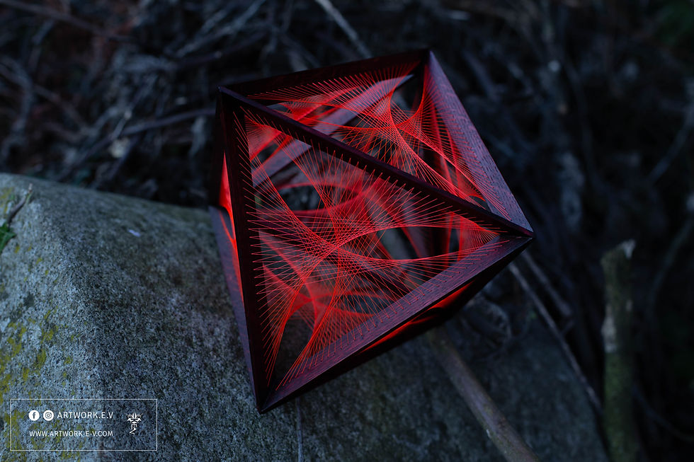 Thumbnail: Octahedron XL Flower of Life Sculpture