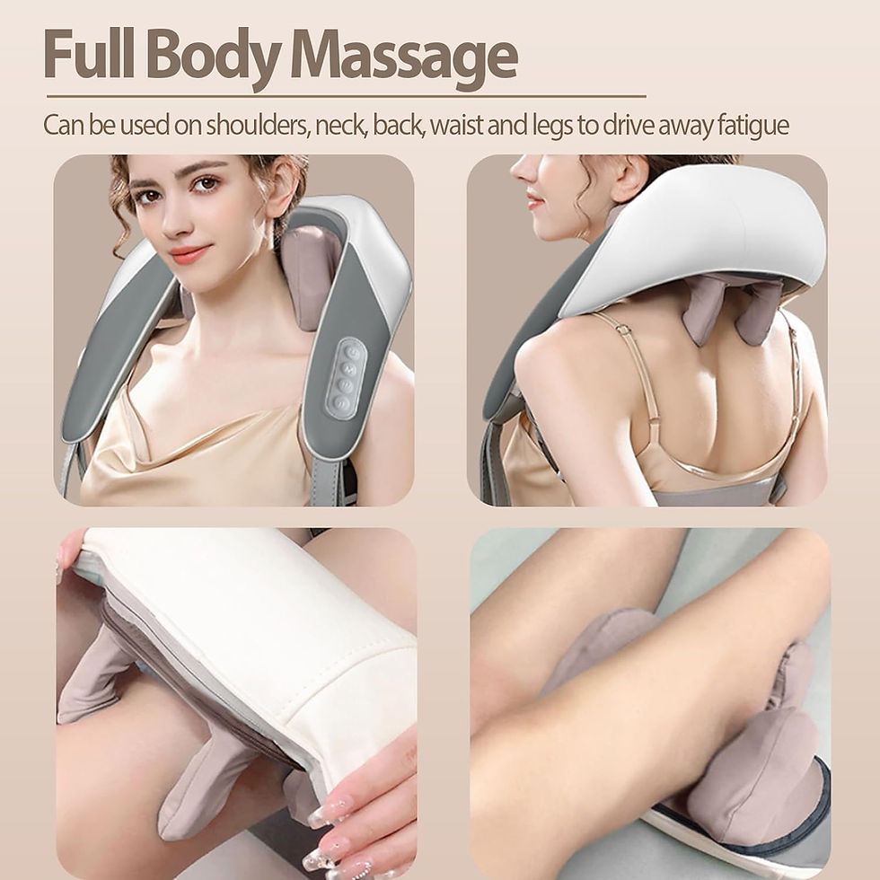 Thumbnail: Neck Massager for Cervical Pain Relief – Electric Shiatsu Deep Tissue