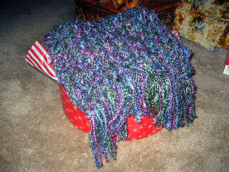 Knitted Throw for Rob’s Mom