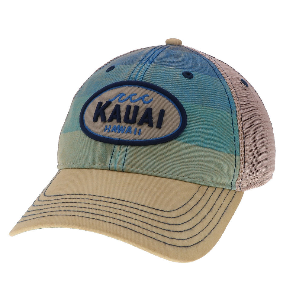Whirled Planet Kauai Striped Wave Hat