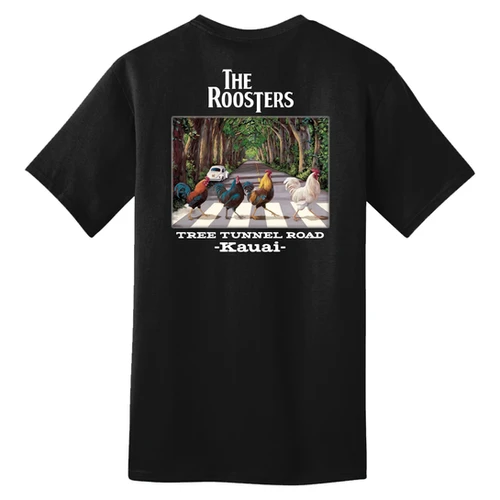 Proud Pecker The Roosters Black Tshirt | Divine Planet