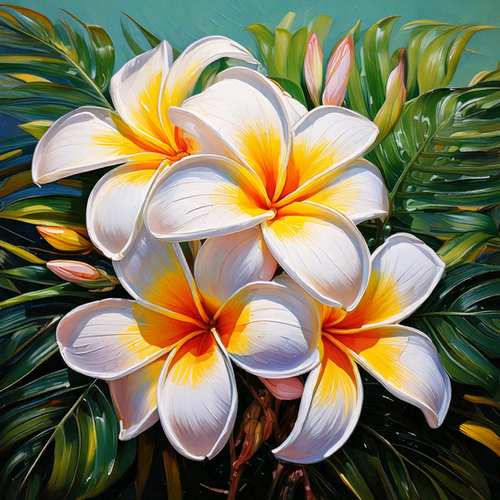 Yellow Plumerias Coaster | Whirled Planet