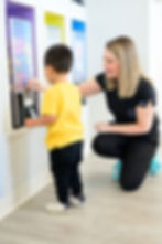 Meagan Dungan with a happy customer