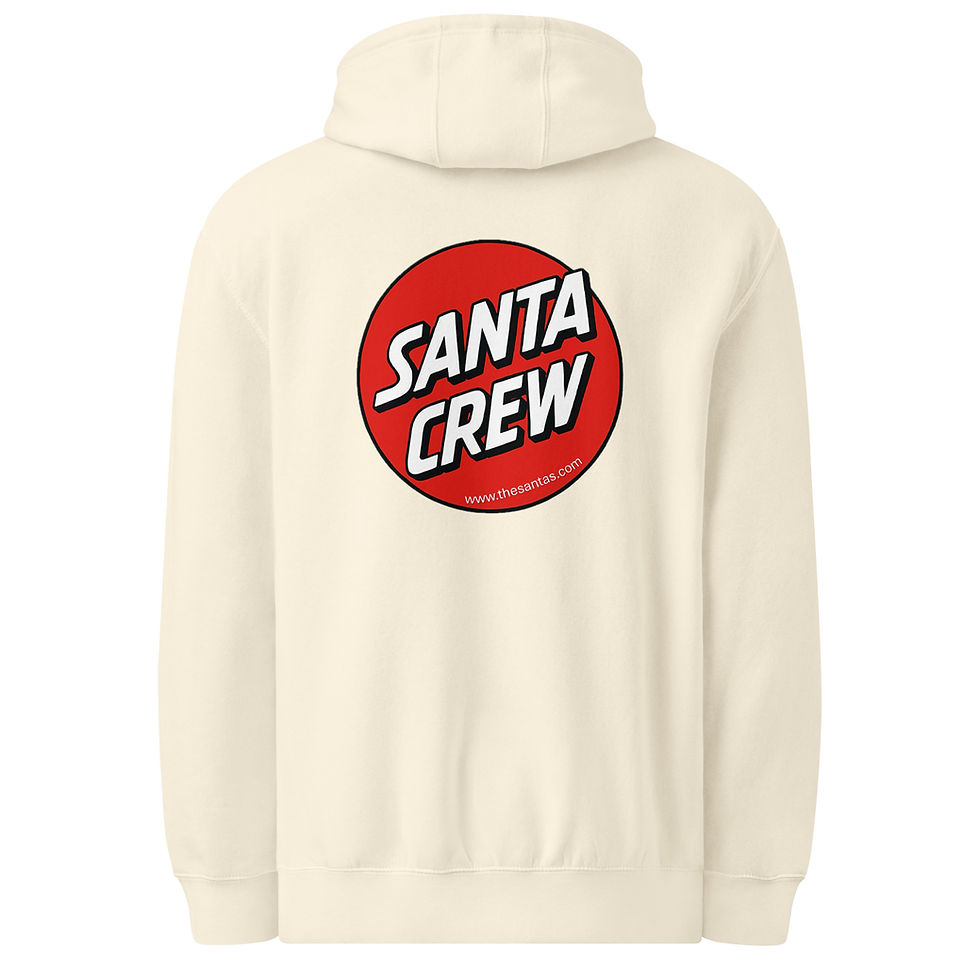 Thumbnail: Premium Hoodie - 7 Colors - Santa Crew - What Would Santa Drive (Variant 2)