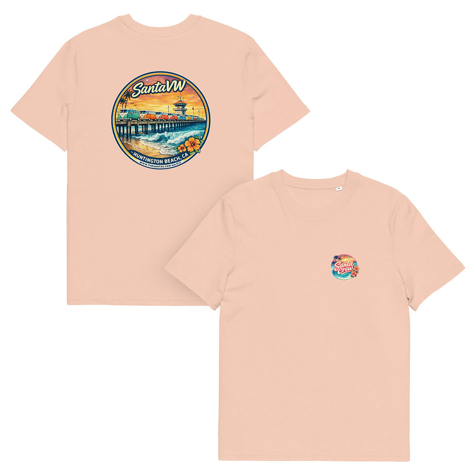 Thumbnail: Santa Crew / Santa VW T-Shirt - Unisex Organic Cotton 15 Colors