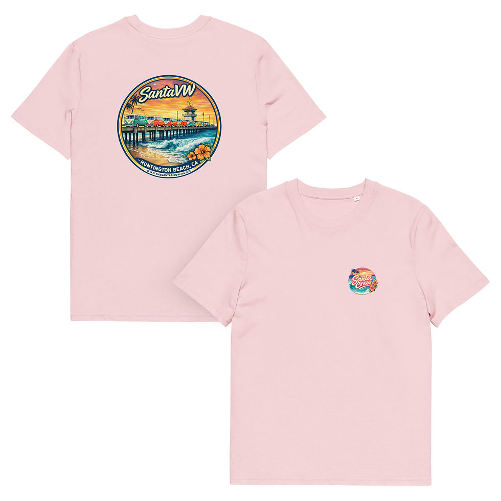 Thumbnail: Santa Crew / Santa VW T-Shirt - Unisex Organic Cotton 15 Colors