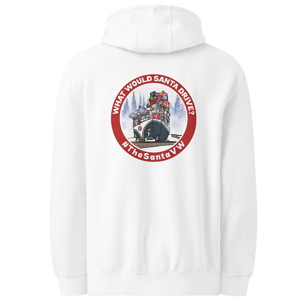 Thumbnail: Premium Hoodie - 7 Colors - Santa Crew - What Would Santa Drive (Variant 1)
