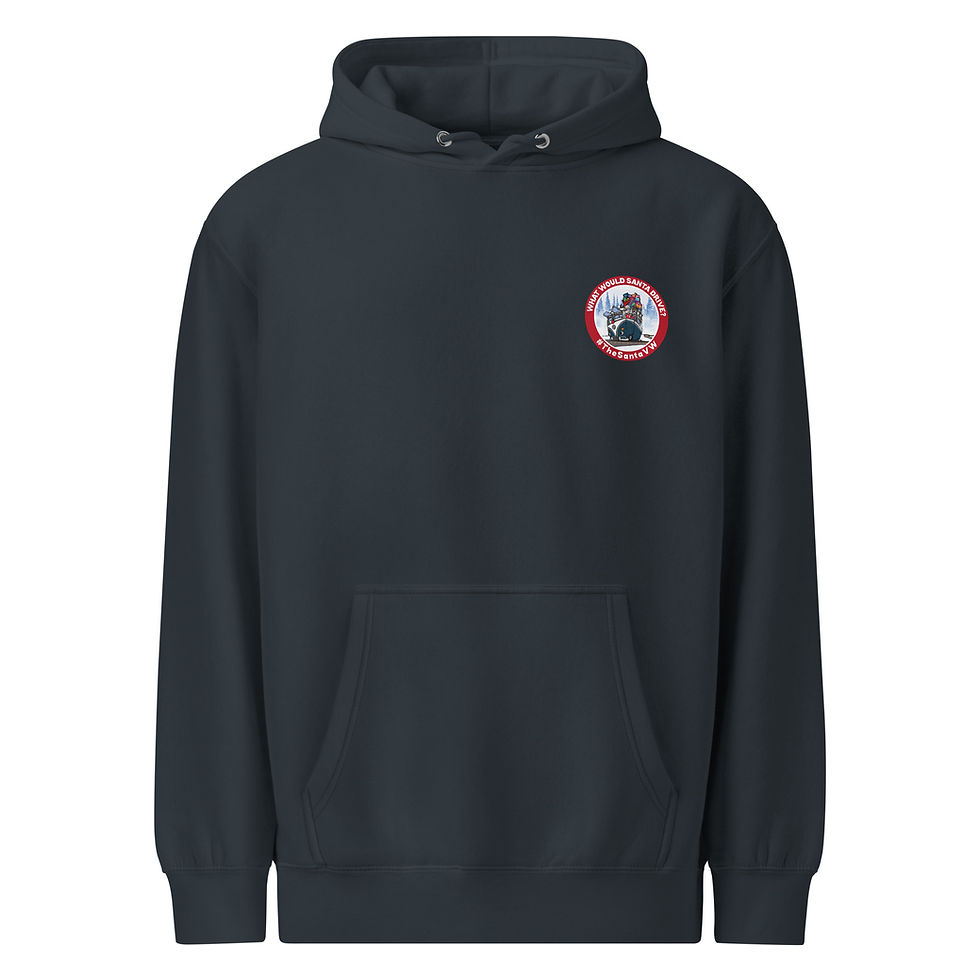 Thumbnail: Premium Hoodie - 7 Colors - Santa Crew - What Would Santa Drive (Variant 2)