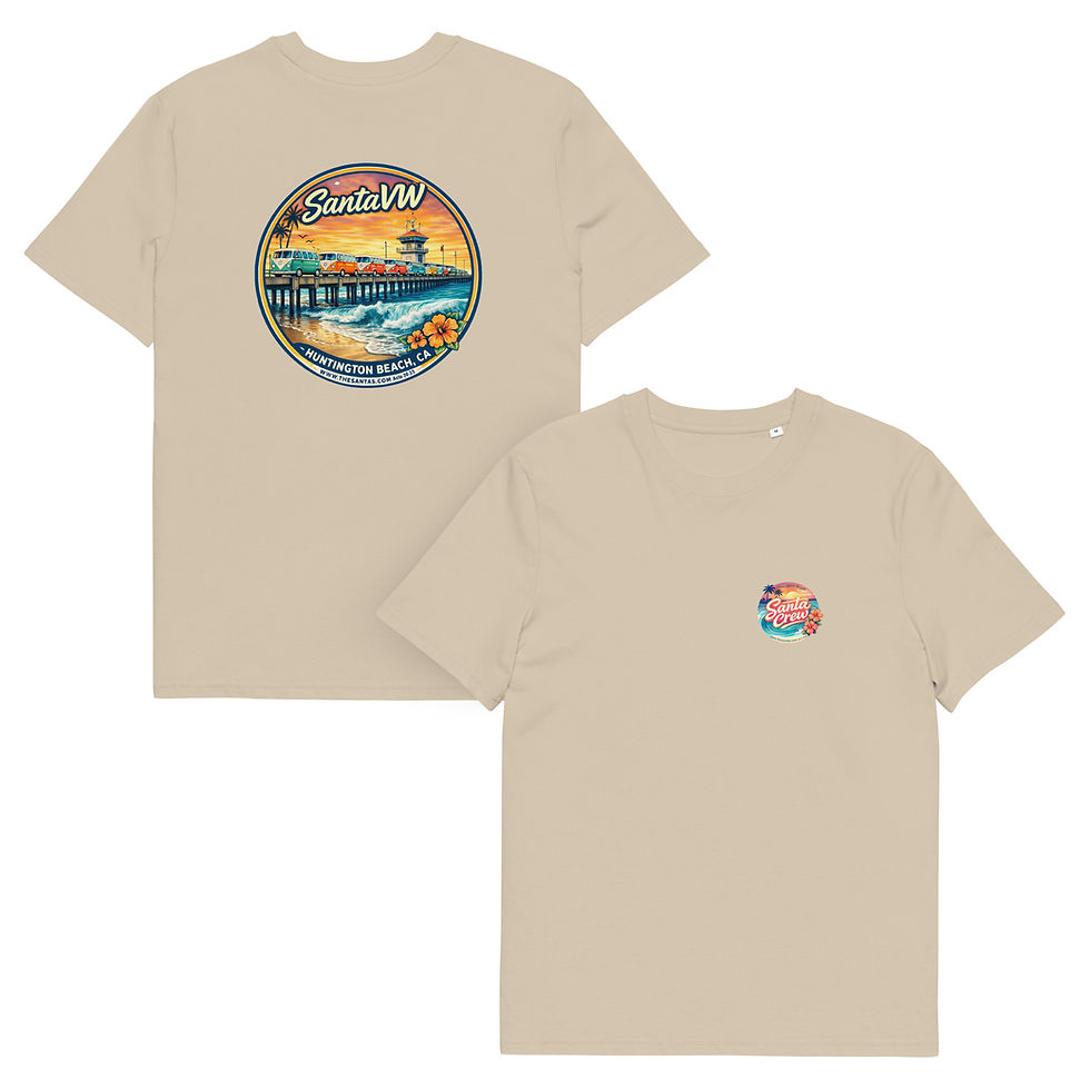 Thumbnail: Santa Crew / Santa VW T-Shirt - Unisex Organic Cotton 15 Colors