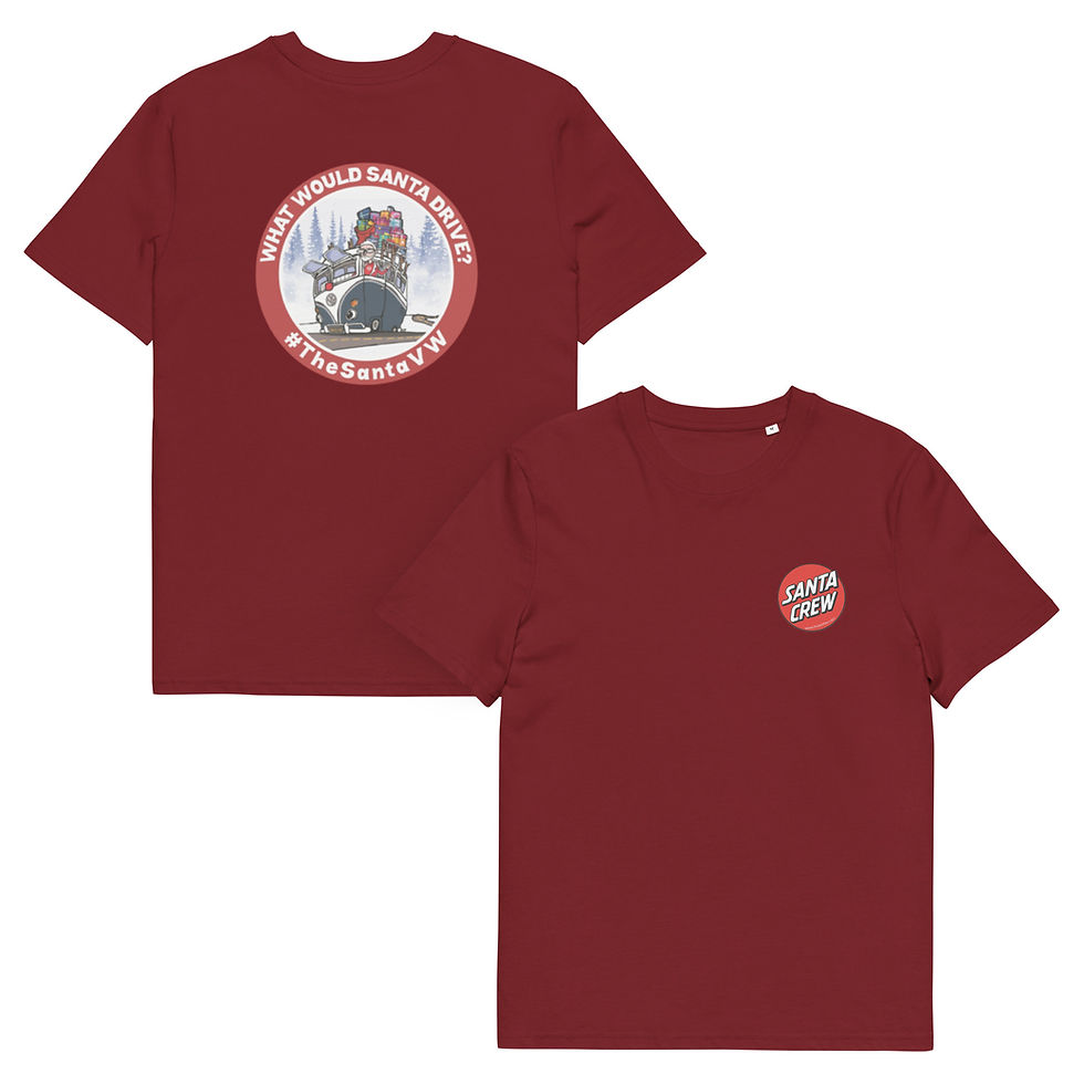 Thumbnail: Organic T-Shirt - Santa Crew - What Would Santa Drive - (15 Colors) S-5XL