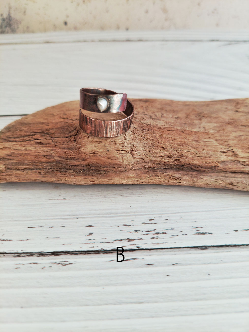 Miniature : Anelli regolabili in rame e argento riciclato