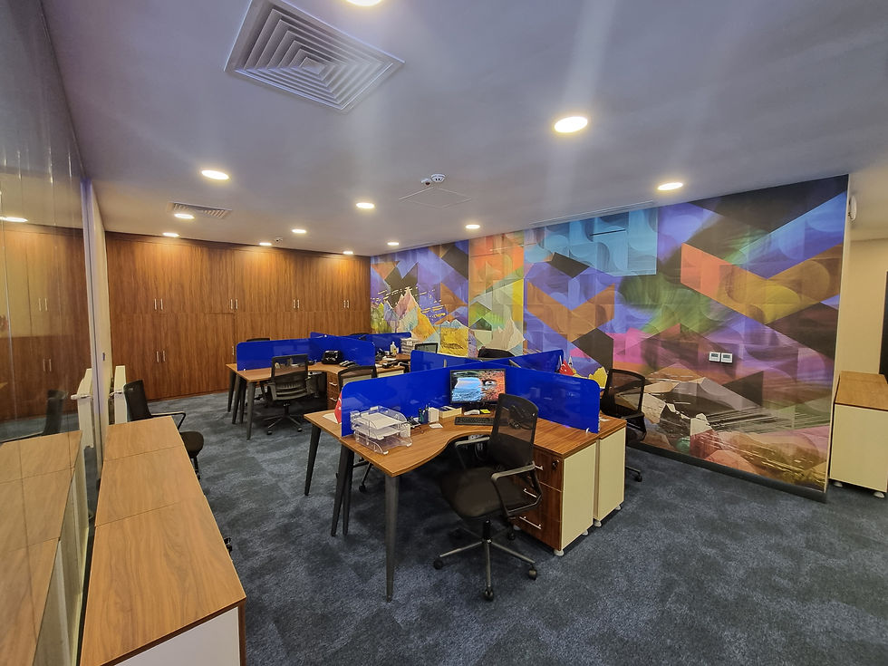 finished office