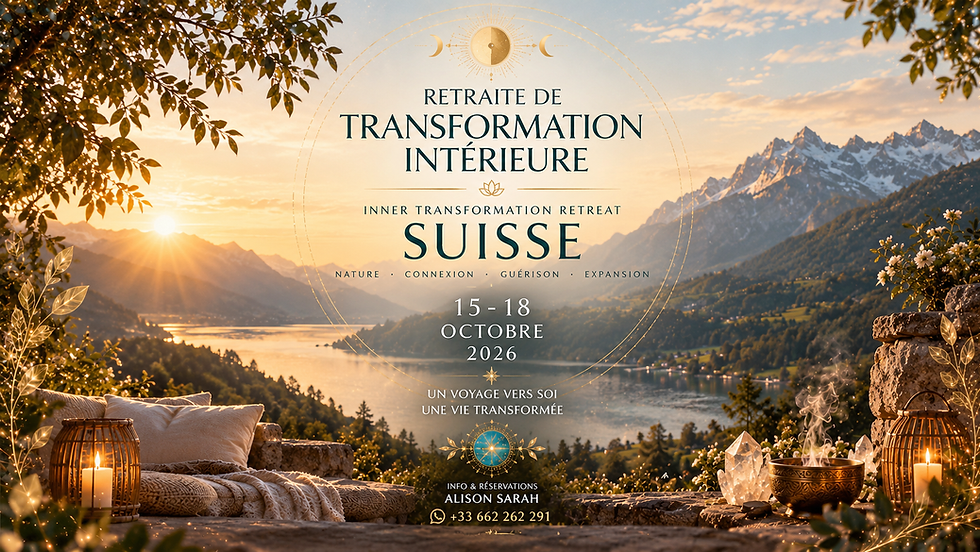 Ayahuasca Retraite Suisse Octobre 2026