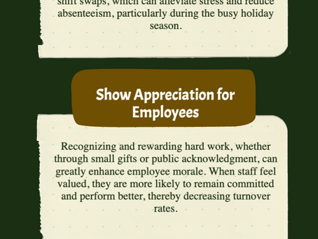 How to Reduce Employee Turnover in Your Restaurant This Holiday Season