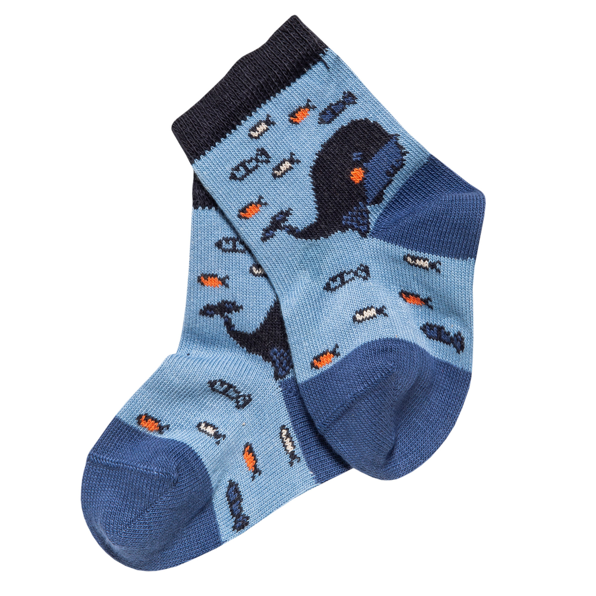 Söckchen Wal blau