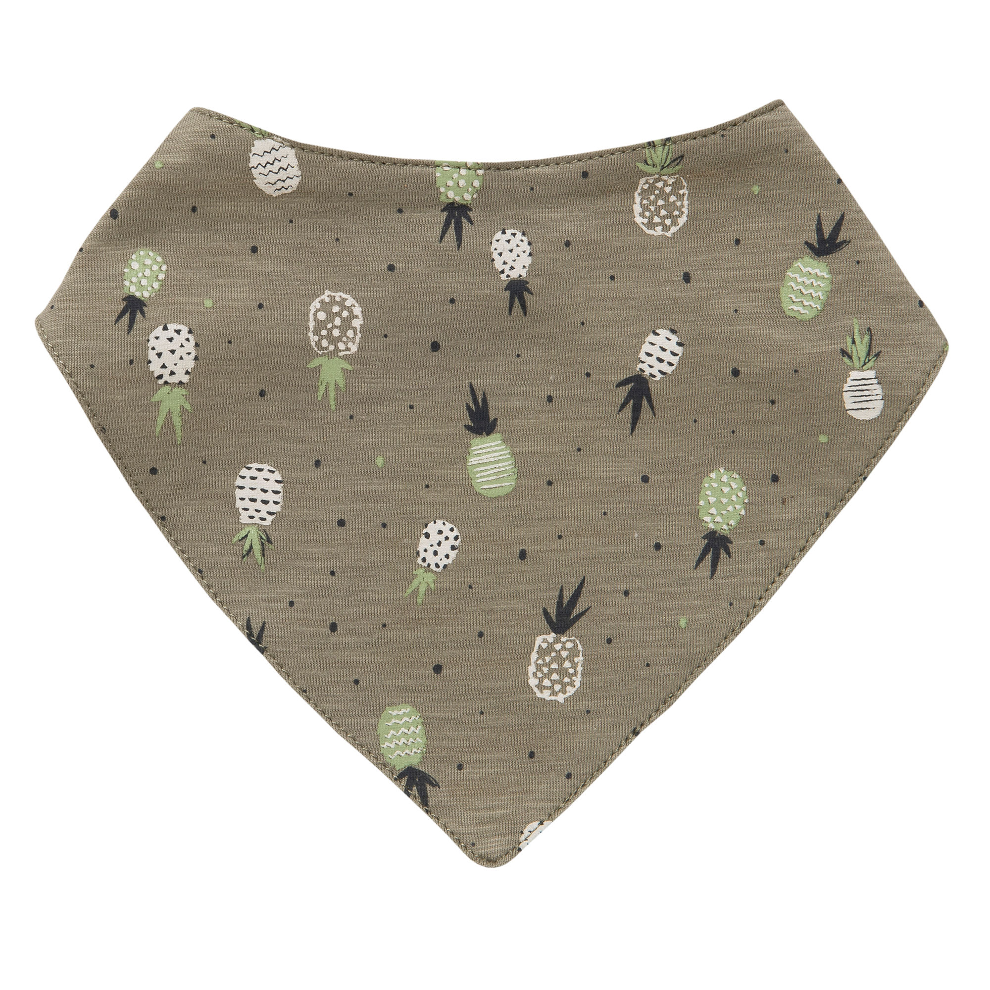 Wende Dreiecktuch Ananas khaki