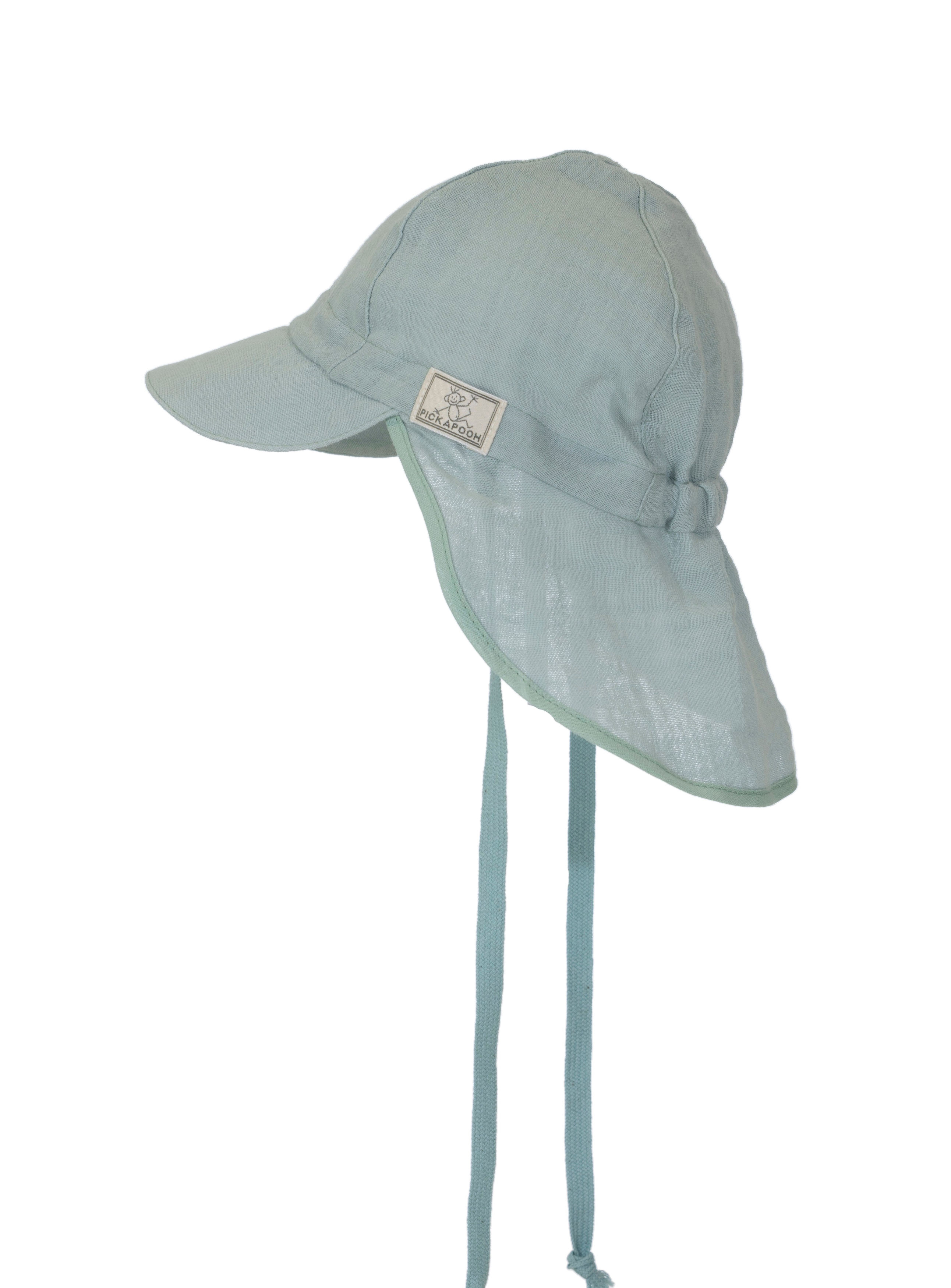 Schirmmütze TONY Musselin in hellblau