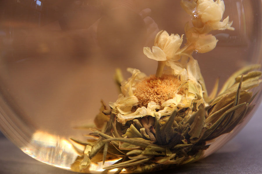 Stille Bühne für die Blüte – Teeblume im Aufguss bei Miss Mor