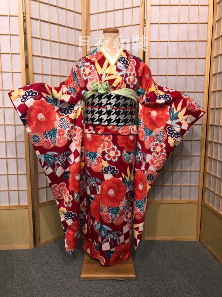 化纖振袖 略式花嫁和服 Moonnightkimono Hk