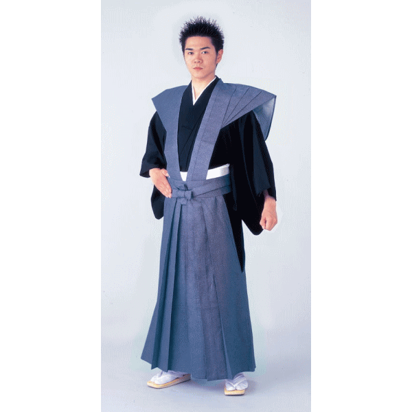 裃藍鮫小紋
