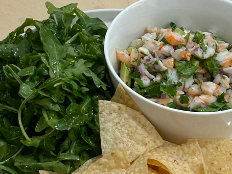 Ceviche de crevettes : Un repas rapide, frais et nutritif