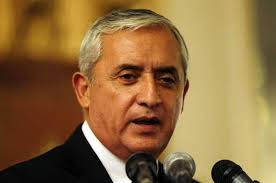 El presidente de Guatemala, Otto Pérez Molina, ya sin inmunidad.