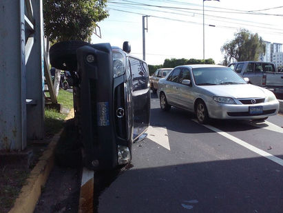 ACCIDENTE EN REDONDEL MASFERRER