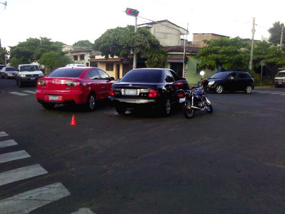 Accidente de transito en Santa Ana