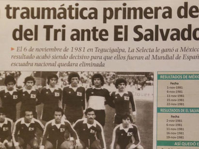 Medios mexicanos recuerdan cuando la selecta los elimino de España 82