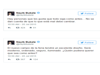 Comerciantes piden a Bukele no moverlos del predio Don Rúa