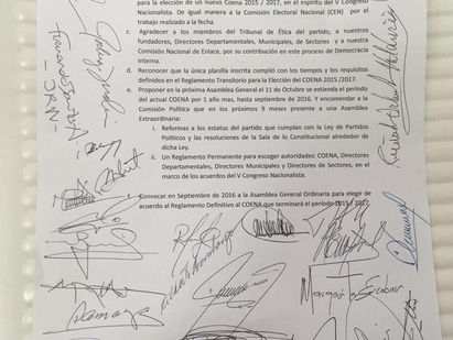 ARENA pospone elecciones internas para 2016