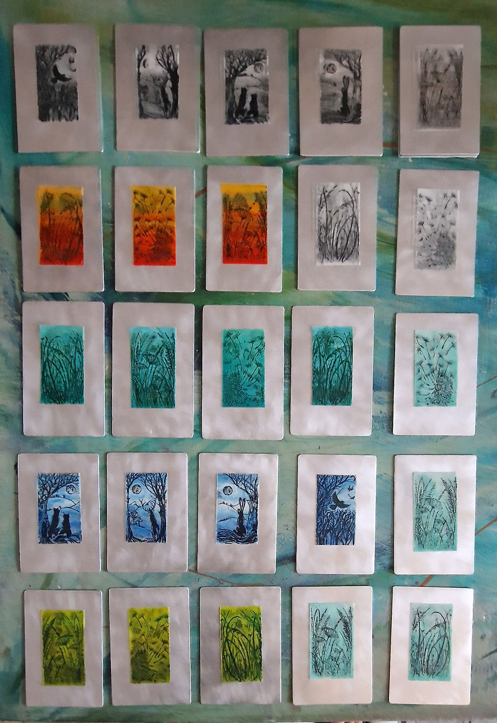 Thumbnail: Mini Recycled Plastic Art Panels 