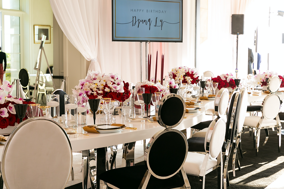 BLACK & WHITE DINNER PARTY